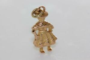 【送料無料】ジュエリー・アクセサリー ヴィンテージゴールドスコットランドダンサーペンダントブレロックvintage 14k or 3d ecossais danseuse pendentif breloque 14kt