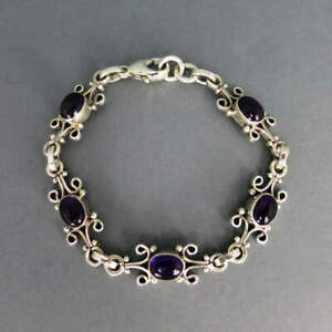 【送料無料】ジュエリー・アクセサリー アメジストカボションメンバーブレスレットenvoutant membres bracelet pour femmes avec beaux amethyste cabochons