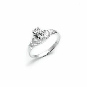 大量入荷 シルバーシルバーリングケルトジルコンズアイリッシュクラダsilverly 送料無料 ジュエリー アクセサリー Argent Claddagh Irlandaise Celtique Zircons Bague 男女兼用アクセサリー Nsme Com Ng
