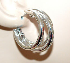 【送料無料】ジュエリー・アクセサリー ブークルズイヤリングアージェントサークルboucles doreilles femme argent cercles de metal brillants brincos cercei bb49