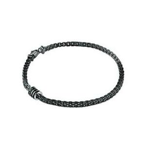 【送料無料】ジュエリー・アクセサリー ブラッチャーレサルビーニウオモアルジェントネロbracciale salvini uomo 20085564 argento nero