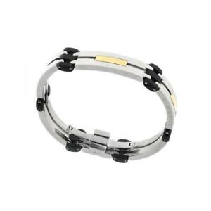 【送料無料】ジュエリー・アクセサリー ブラッチャレチメントウオモアッチャイオアッチャイオbracciale chimento uomo 3b08926zz2175 acciaio acciaio