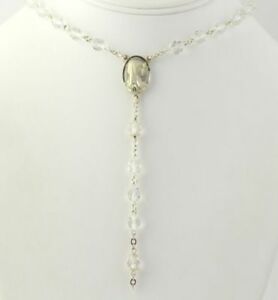 【送料無料】ジュエリー・アクセサリー ヴィンテージクリードシャペルスターリングシルバークリスタルvintage creed chapelet argent sterling amp; cristal perles religieux foi 64,980円