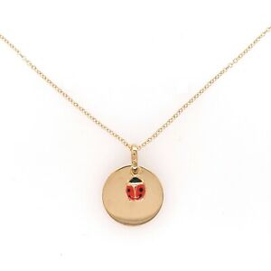 【送料無料】ジュエリー・アクセサリー ブリシクネックレスcollier brillaxis or plaque ronde coccinelle