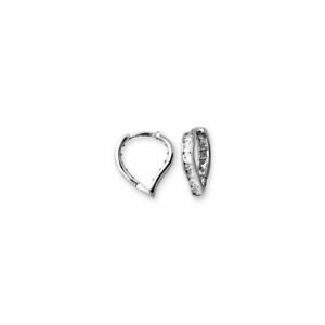 【送料無料】ジュエリー・アクセサリー ホワイトジルコネキュービクアンサンブルハートイヤリングストラスイヤリング9ct or blanc zircone cubique ensemble coeur boucles doreilles strass