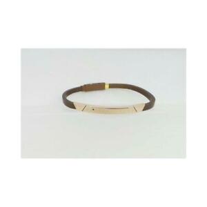 【送料無料】ジュエリー・アクセサリー ブラッチャーレドナオロウオモオロローザマローンbracciale donna oro uomo ubk0021 oro rosa marrone