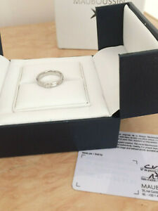 【貨物輸送無料】宝飾品・付属品 モーブシンホワイトゴールドオリジンリングbague lorigine en or blanc mauboussin