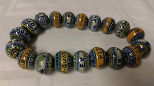 【送料無料】ジュエリー・アクセサリー ラジョリックフォーミュラブレスレットオムニアバニタスancien bracelet chapelet de formules votive en majolique omnia vanitas