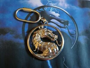【貨物輸送無料】宝飾品・付属品 モータルコンバットドラゴロゴシオンドロポルタキアヴィアルゲントプロドゥツィオーネアルティジャーナmortal kombat drago logo ciondolo portachiavi argento 925produzione artigi