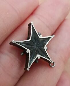【貨物輸送無料】宝飾品・添え物 ネックレススターブレスレットrare fermoir de collier ou bracelet etoile de digne en argent a restaurer