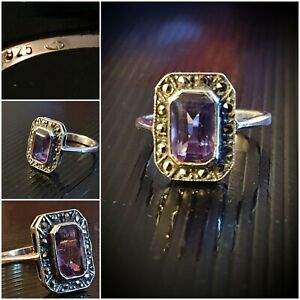 【送料無料】ジュエリー・アクセサリー リングアールデコクリスタルストラスbague ancienne argent 925 art deco ,cristal et strasse