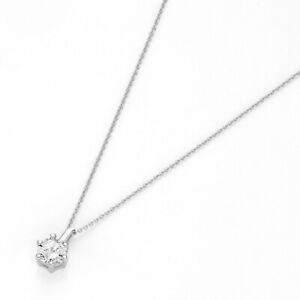 【貨物輸送無料】宝飾品・添え物 カラーゴールドホワイトブリランタンcollier 585 or blanc avec un brillantanhanger 99034551450