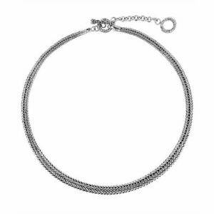 【送料無料】ジュエリー・アクセサリー シルバースターリングクラシックチェーンコリアーargent sterling classique chaine collier an6277s508cm