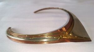 【送料無料】ジュエリー・アクセサリー ブレトルクコリアーラスbrutaliste collier ras du cou torque travail dartiste vers 1970 trois metaux