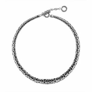 【貨物輸送無料】宝飾品・付属物 シルバースターリングクラシックチェーンコリアーargent sterling classique chaine 7x9粍 collier an6274s457珊