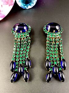 【送料無料】ジュエリー・アクセサリー レアケネスレーンサフィールカボションエメラルドrare 183ms kenneth j lane k jlsaphir cabochon emeraude rs 5 oreille