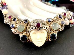 送料無料 ジュエリー アクセサリー サジェンコリアースターリングナチュラルルビームーントパーズペンダントartisant Sajen Collier 925 Sterling Naturel Rubis Lune Topaze Deesse Pendentif Cosmopolitanxp Com