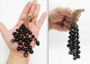 【貨物輸送無料】宝飾品・付属物 ブローチクチュールヴィンテージファッションショーrare grande broche couture defile  vintage