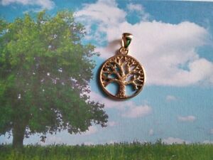 【貨物輸送無料】宝飾品・付属物 ゴールドクラフトワークツリーオブライフペンダントarbre de la vie pendentif en or 18 kt travail artisanal