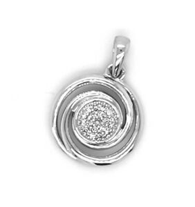 【貨物輸送無料】宝飾品・付属物 ペンダントゴールドホワイトブリリアントpendentif 585 or blanc brillant 0,06コンピュータ断層撮影法 wsi sl5283