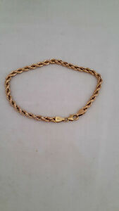 【貨物輸送無料】宝飾品・佩び物 グルメゴールドジェイソンメイルブレスレットbracelet gourmette or 750粍 maille jason