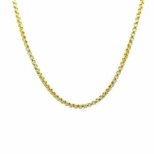 【貨物輸送無料】宝飾品・佩び物 ゴールデンチェーンヴェネツィアラウンドchaine en or venise rond 1,50 粍 333 or jaune 45糎 432203