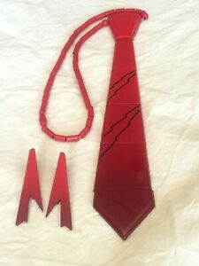 【貨物輸送無料】宝飾品・付属物 ネックレスネクタイギレメットロワールガラリテヴィンテージrare collier cravate et bo  guillemette lhoir galalithe vintage