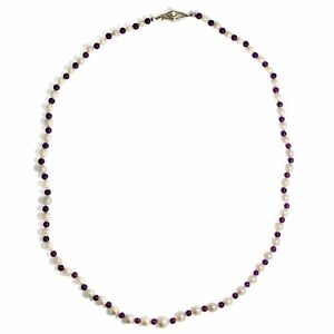 【貨物輸送無料】宝飾品・付属物 ヴィンテージコリアーインパールズグラナダスゴールドクラスプvintage collier en perles amp; grenades, 585 or fermoir pour