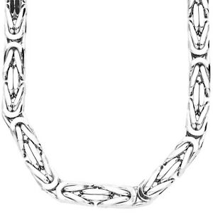 【貨物輸送無料】宝飾品・佩び物 スターリングシルバーブリングビザンチンチェーンsterling 925 argent bling chaine byzantins  8x8粍