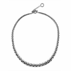 【貨物輸送無料】宝飾品・佩び物 シルバースターリングクラシックチェーンカラーargent sterling classique chaine 8粍 gradue collier an6273s457糎