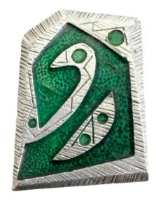 【貨物輸送無料】宝飾品・付属物 オールドメタルモダニストクリエイターヴィンテージブローチbroche ancienne moderniste en metal createurvintage