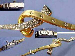 【送料無料】ジュエリー・アクセサリー セルテネススプレンディドブレスレットゴールドseltenes splendide bracelet, 585er or b62