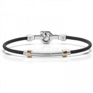 【送料無料】ジュエリー・アクセサリー ブラッチャレバラカウオモアッチャイオアントラサイトbracciale baraka uomo br283091rodb_0 acciaio antracite