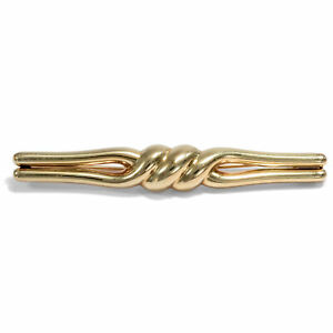 【貨物輸送無料】宝飾品・付属物 ヴィンテージゴールドブローチゼレンナーウムvintage broche en or le miracle economique, noeud damour, zerrenner um 1955