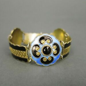 【貨物輸送無料】宝飾品・付属物 アールデコメンバーシルバーブレスレットエナメルアクセルホルムセンノルヌノルウェーウムart deco membres bracelet en argent email aksel holmsen norne norvege um 1935