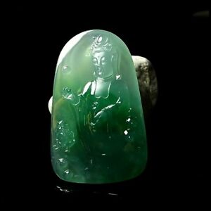 【送料無料】ジュエリー・アクセサリー クージェイドエメラルドジェイダイトグレードkoojadeicy emerald with green buddha jadeite pendant 《grade a》