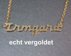 【送料無料】ジュエリー・アクセサリー ノーブルコリアーイルムガードチェーンメッキネームコリアーナインチェーンnoble collier irmgard chaine vrai plaque or nom collier avec nom chaine neuf