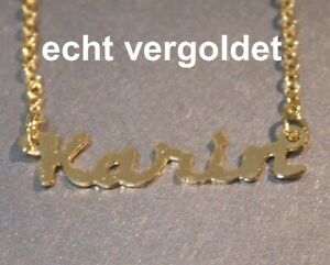 【送料無料】ジュエリー・アクセサリー ノーブルコリアーカリンチェーンメッキゴールドネームコリアーナインチェーンnoble collier karin chaine vrai plaque or nom collier avec nom chaine neuf