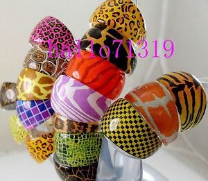 【送料無料】ジュエリー・アクセサリー ファッションパーティーバッグリングジュエリーロット60 animal skin mixed fashion party bags resin rings whole jewelry lots