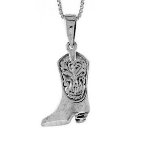 【送料無料】ジュエリー・アクセサリー シルバースターリングブーツペンダントブレロックインチイタリアンチェーンボックスargent sterling bottes pendentif breloque, 18 italien boite chaine