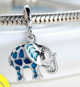 【送料無料】ジュエリー・アクセサリー シルバージュエリービーズsilver 925 cute glowing elephant pendant beads with enamel diy jewelry making