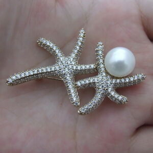 【送料無料】ジュエリー・アクセサリー ホワイトパールブローチ11mm white freshwater pearl brooch｜hokushin