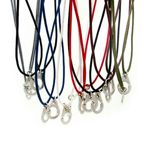 【送料無料】ジュエリー・アクセサリー ラスドクーメノンテシルバーコンドンコットンシレcollier ras de cou menotte argente cordon coton cire, 7 couleurs au choix