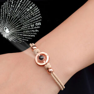 【送料無料】ジュエリー・アクセサリー ブレスレットブレスレットジュエルsubloom100 languages i love you bracelet handmade lovers bracelet jewellry gift