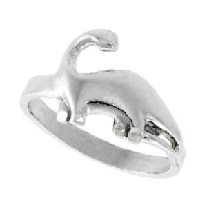 【送料無料】ジュエリー・アクセサリー シルバースターリングトップポリリングargent sterling haut poli sauropode dinosaure bague