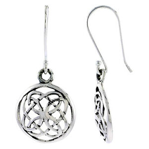【送料無料】ジュエリー・アクセサリー シルバースターリングケルトラブノットイヤリングペンダントargent sterling celtique amour n?ud boucles doreilles pendantes