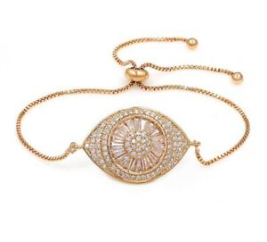 【送料無料】ジュエリー・アクセサリー ブレスレットスパークリングキュービッククリスタルジルコンチェーンevil eye bracelets sparkling cubic crystal adjustable cz zircon women chain gift