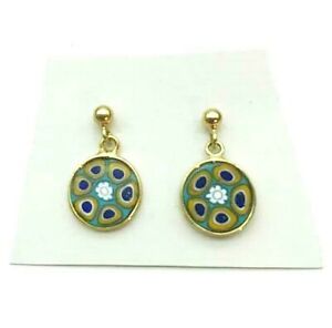 【送料無料】ジュエリー・アクセサリー ヴェネツィアミリメートルネズミイヤリングboucle doreille oreilles percees 11 mm murine de venise vendu avec sa boite