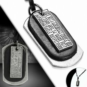【送料無料】ジュエリー・アクセサリー トーンビーズトーンネックレスcollier en cuir veritable ajustable en alliage noir avec 2 perles ton sur ton