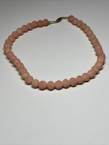 【送料無料】ジュエリー・アクセサリー オールドヴィンテージパールローズネックレスcollier ancien vintage perles roses k 196